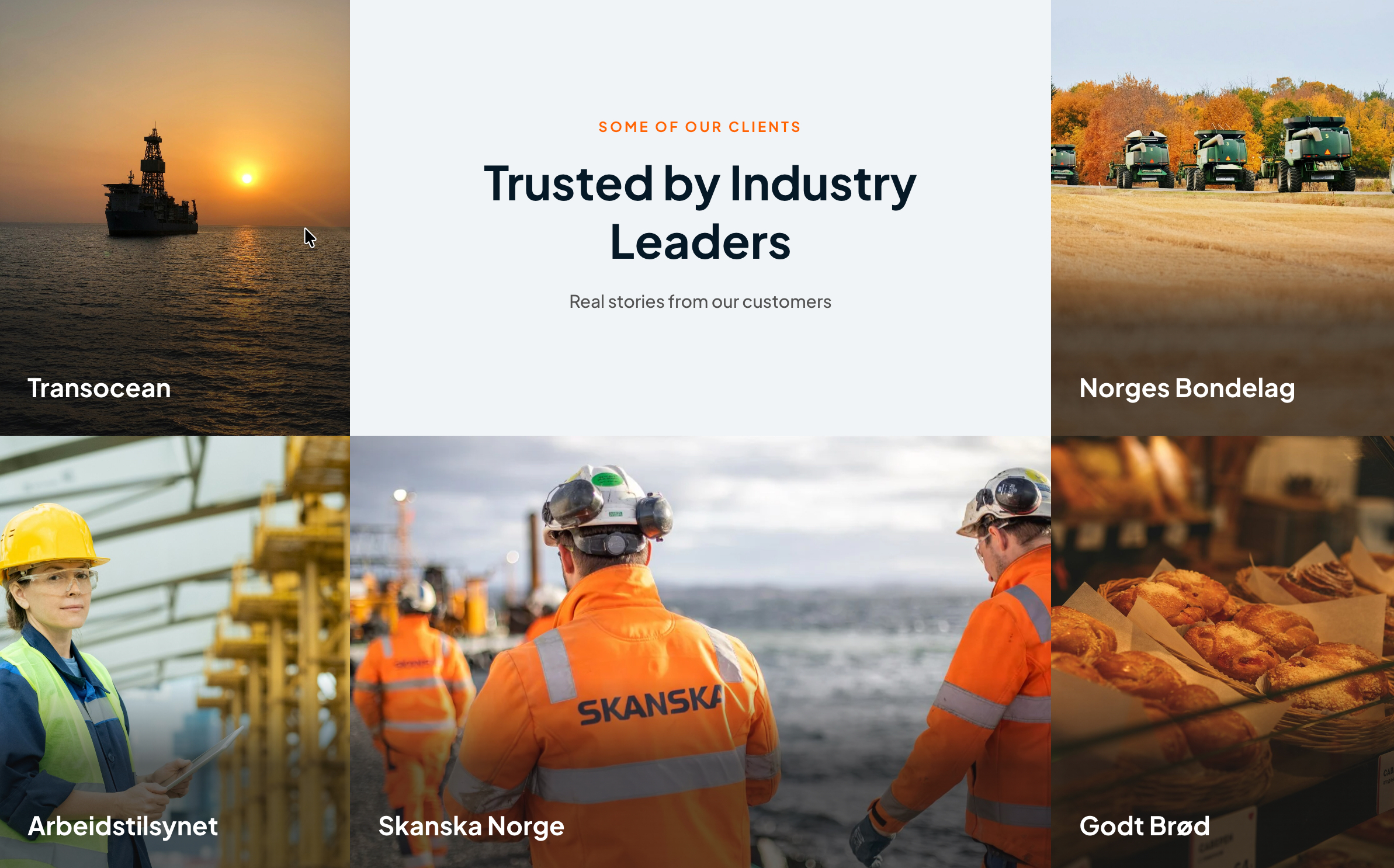 Some of Our Clients Trusted by Industry Leaders Real stories from our customers