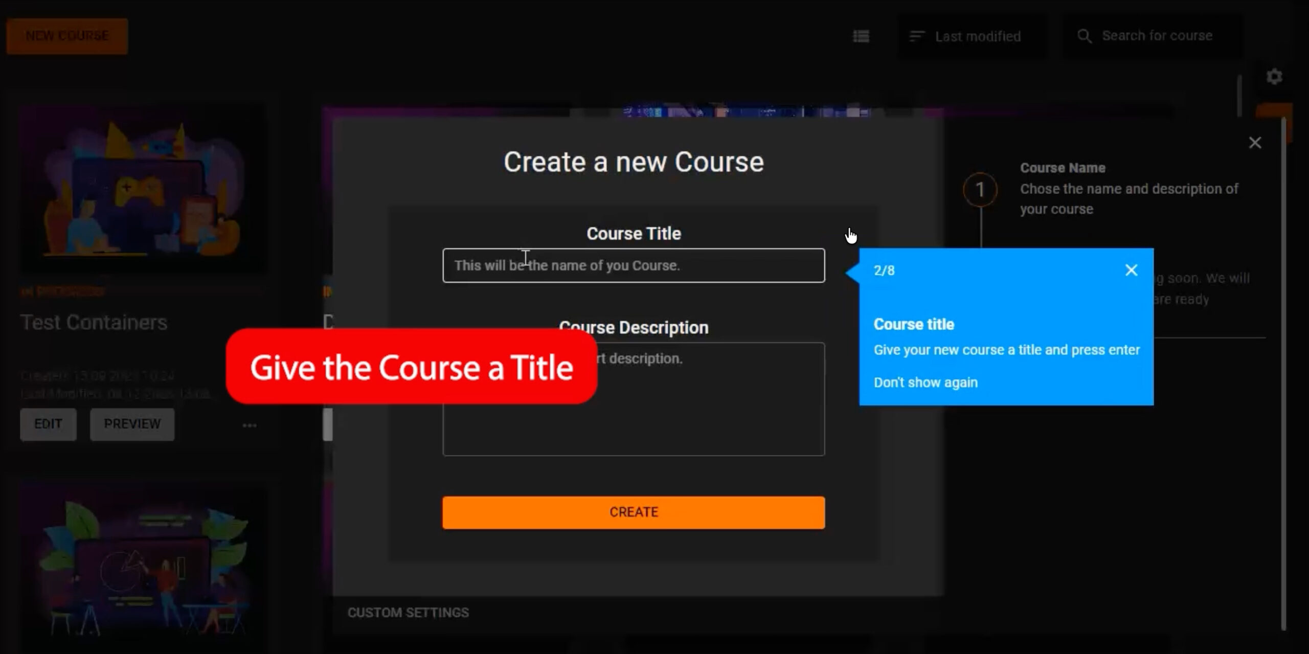 01. Getting Started with MentorKit. Course Creator: How to Create your first course