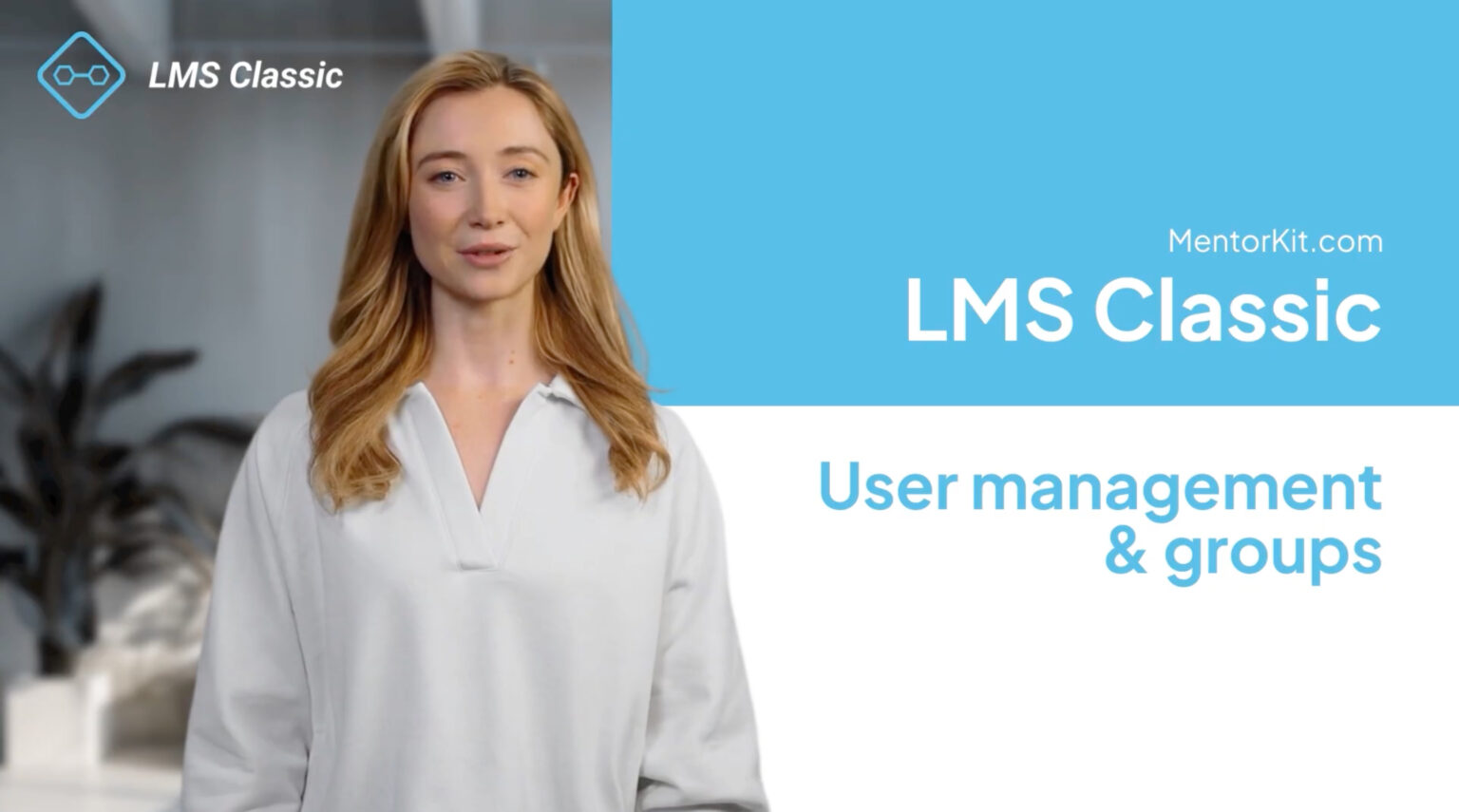 E-learning user management & groups in MentorKit LMS Classic
